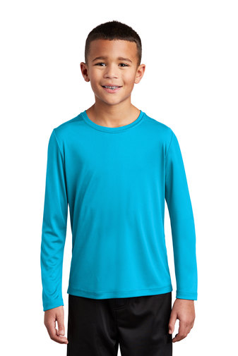 Sport-Tek ® Youth Posi-UV Pro 4-ounce 100% Polyester Long Sleeve T-shirt